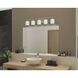 Invite 5 Light 42 inch Brushed Nickel Bath Vanity Wall Light